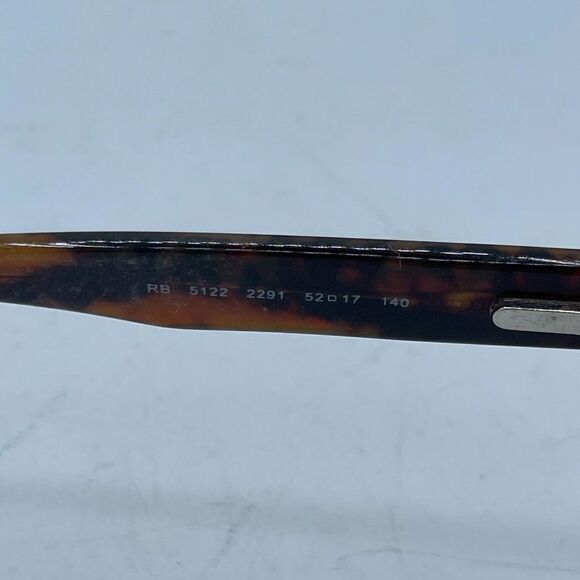 RAY-BAN tortoise brown rectangular cat eye frames RX eyeglasses RB 5122 2291 - Picture 11 of 16